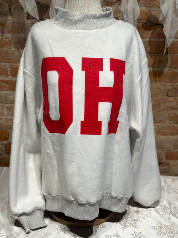 Reversible Ohio crewneck
