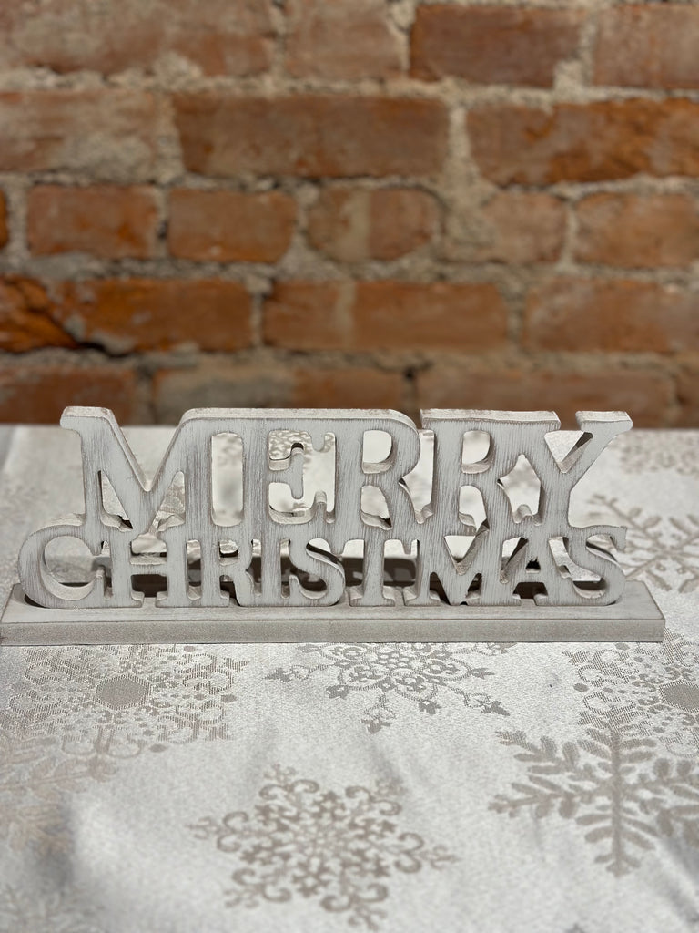 WOOD MERRY CHRISTMAS