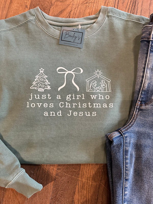 Just a Girl Crewneck