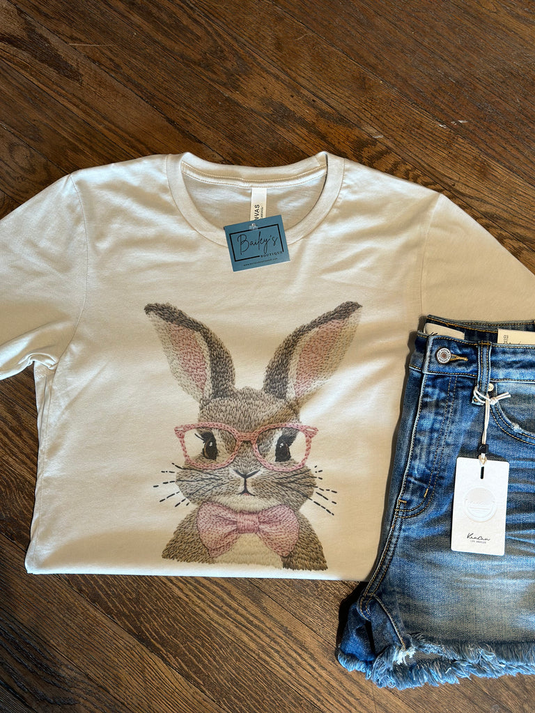 Faux Yard Easter Bunny Graphic