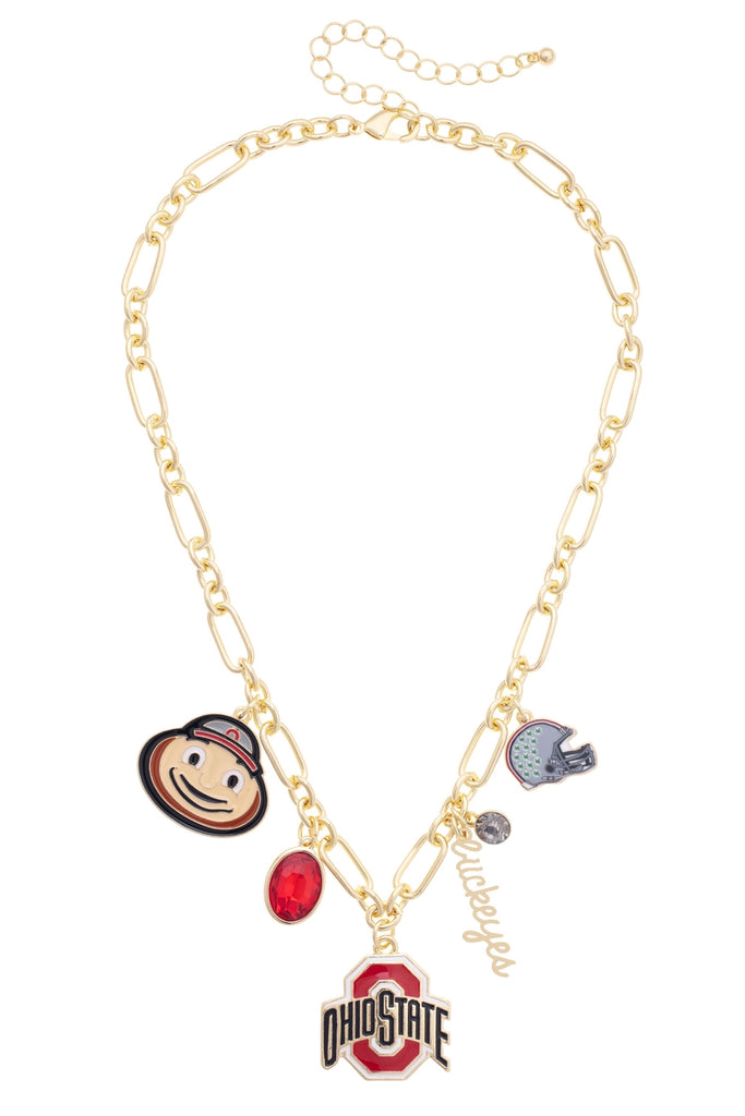 Buckeyes Gameday Charm Necklace